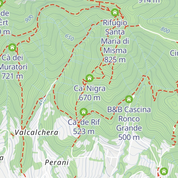 Map of Ca' de Olt (Casa d'Alto)