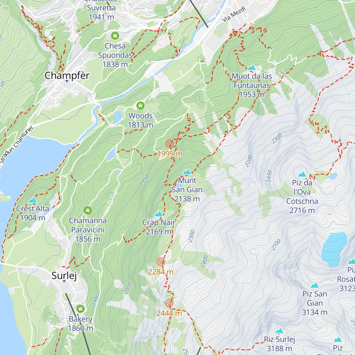 Hahnensee map