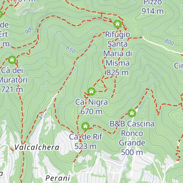 Map of Ca' Nigra
