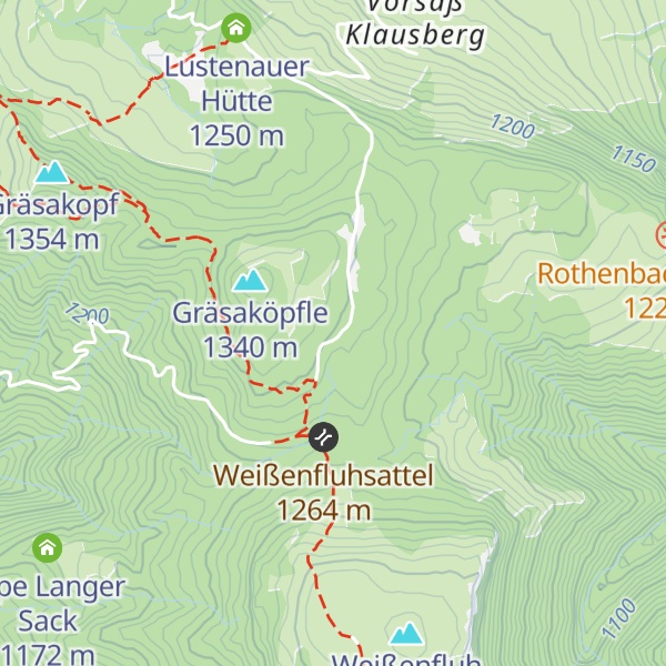Map of Bregenzer Hütte