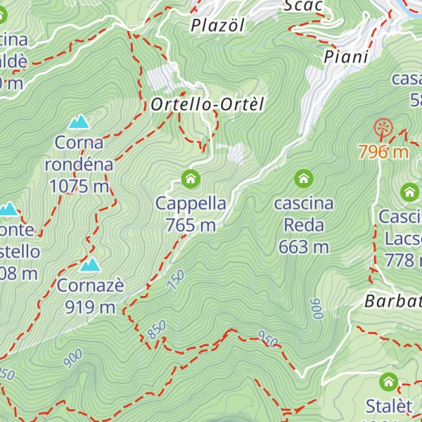 Map of Cascina Valbruna