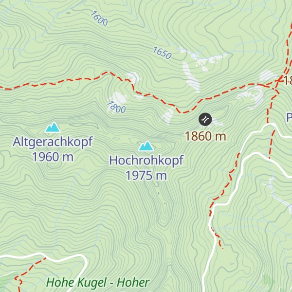 Map of Hochrohkopf
