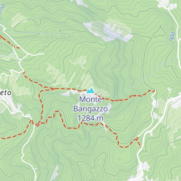 Map of Monte Barigazzo