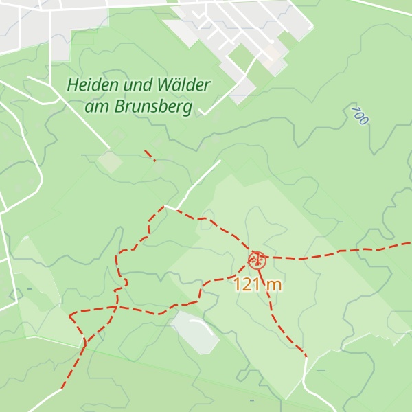 Map of Kleiner Brunsberg