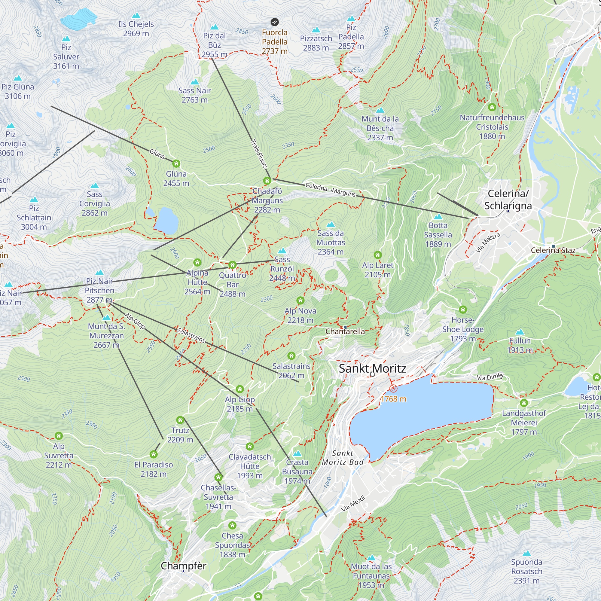 Alp Nova map