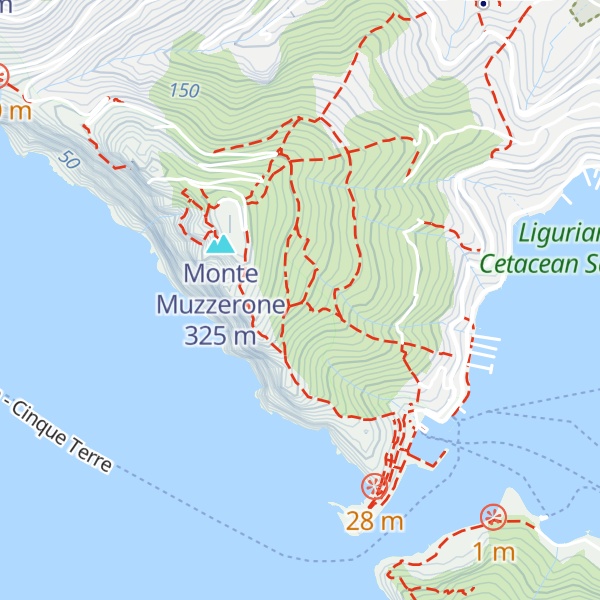 Map of Rifugio Muzzerone