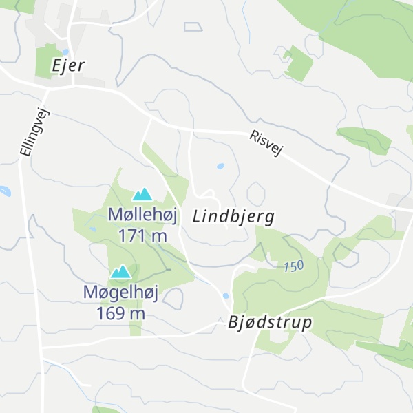 Map of Ejer Bavnehøj