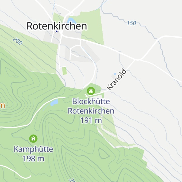 Map of Blockhütte Rotenkirchen