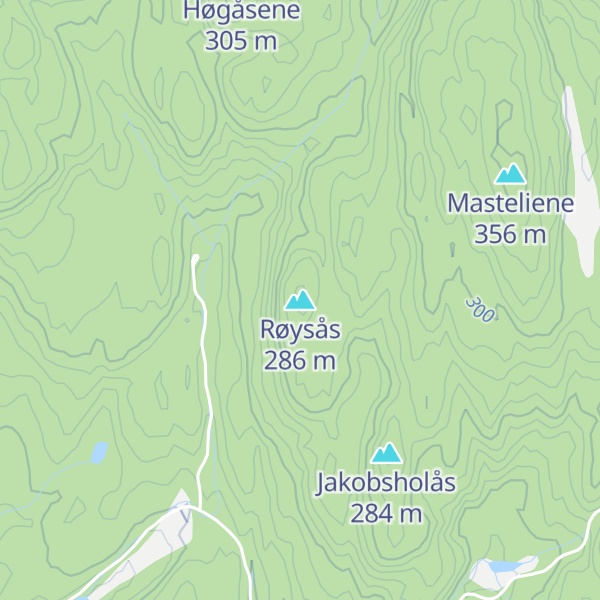 Map of Røysås