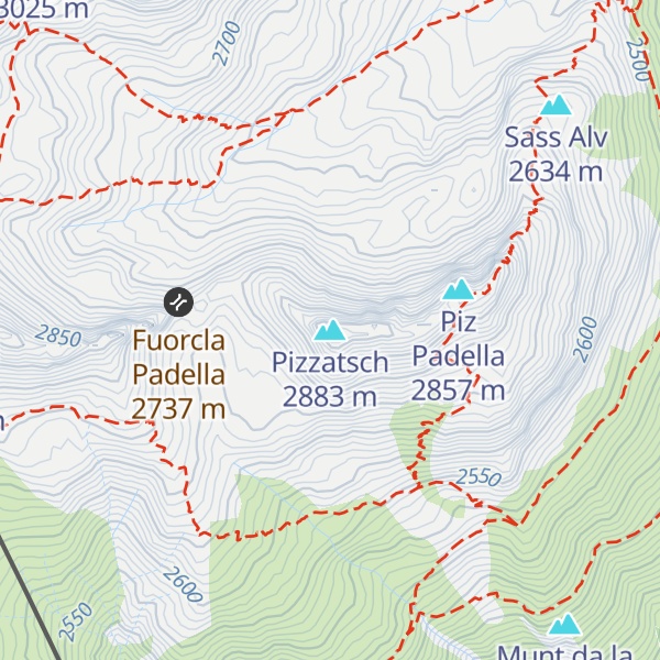 Map of Pizzatsch