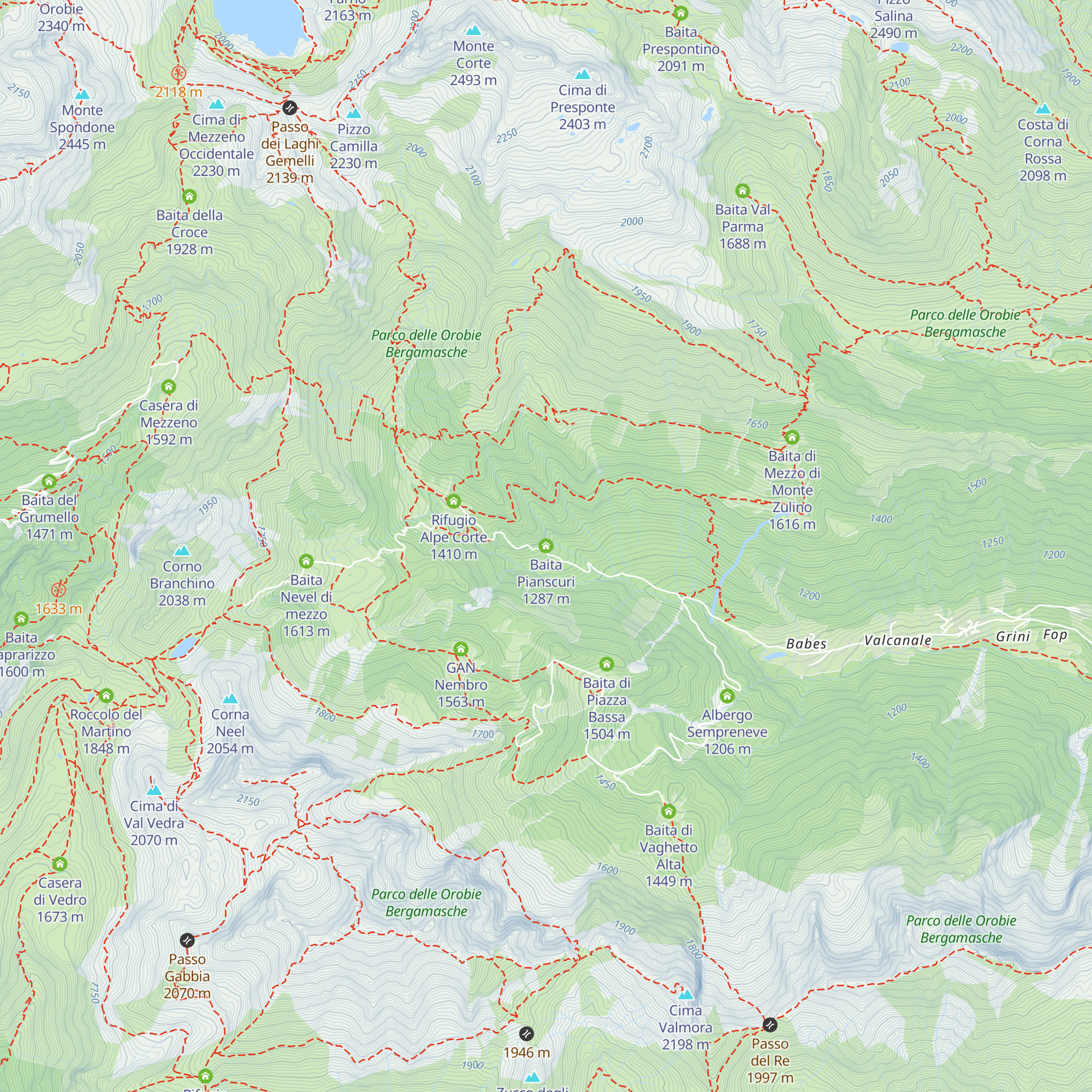 Baita Pianscuri map