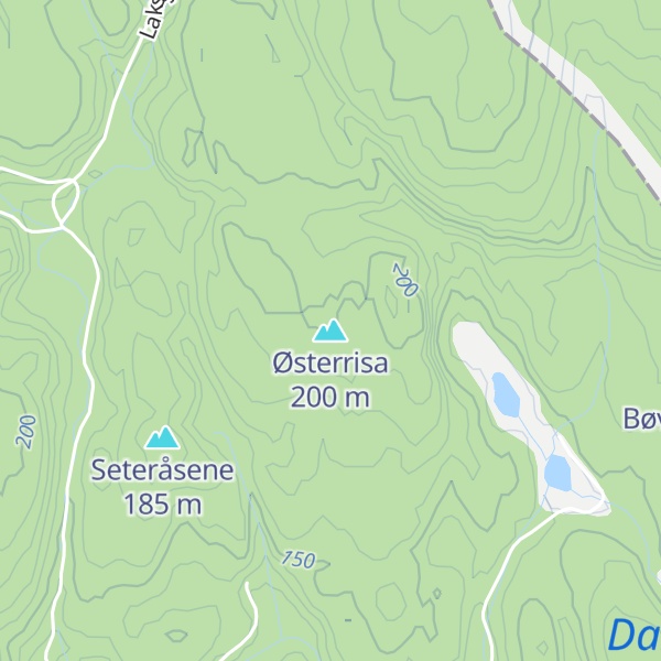 Map of Østerrisa