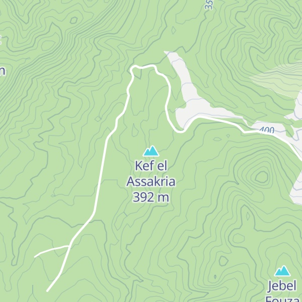 Map of Kef el Assakria