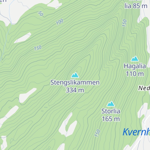 Map of Stengslikammen