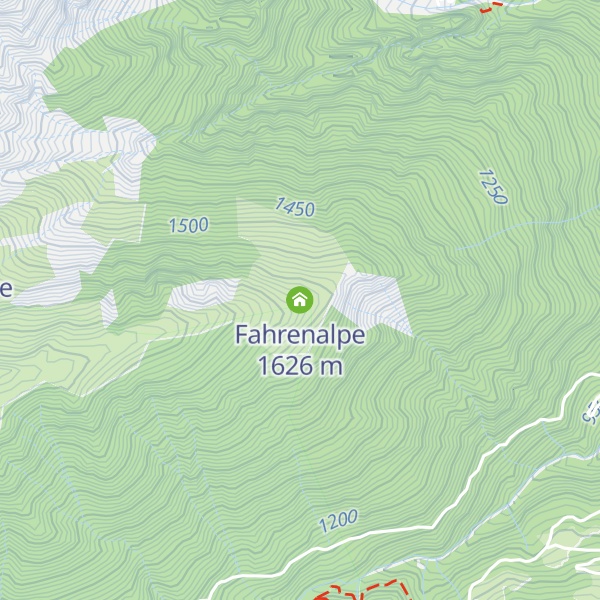 Map of Fahrenalpe