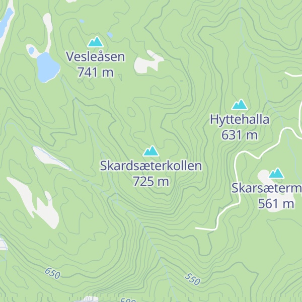 Map of Skardsæterkollen