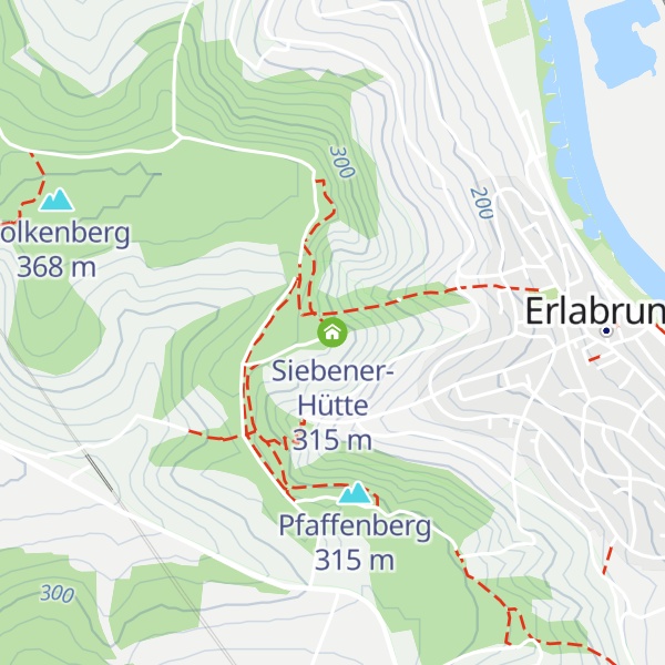 Map of Siebener-Hütte