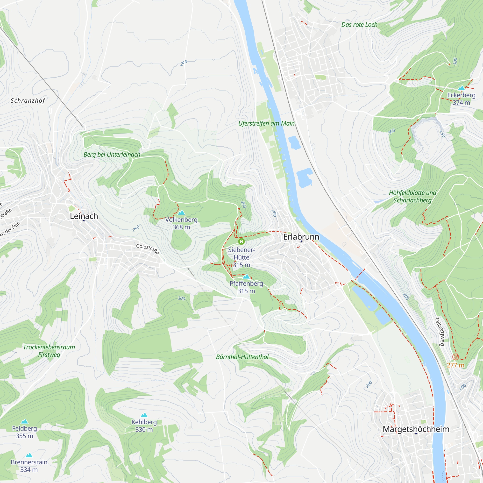 Siebener-Hütte map