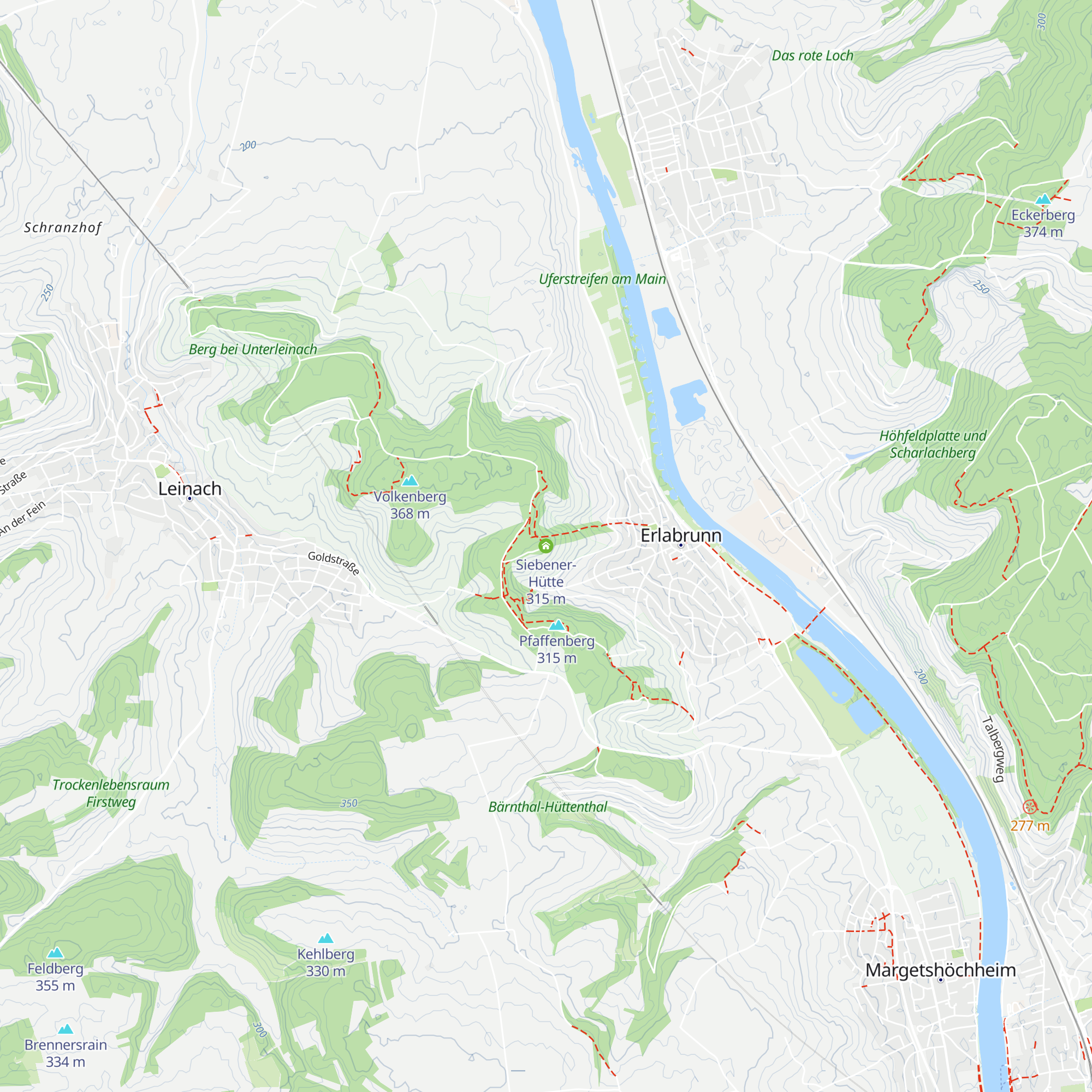 Siebener-Hütte map