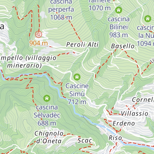 Map of Cascine Simù