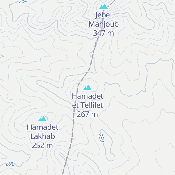 Map of Hamadet et Tellilet