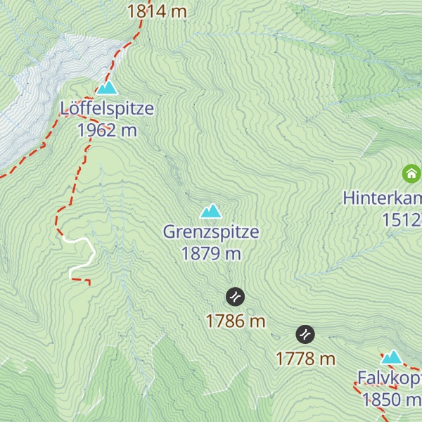 Map of Grenzspitze