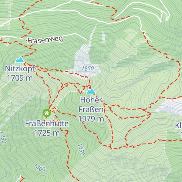 Map of Hoher Fraßen