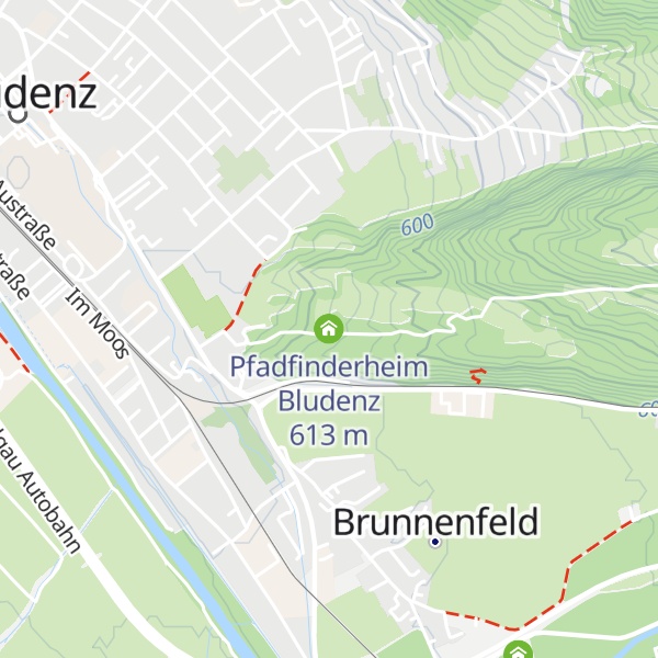 Map of Pfadfinderheim Bludenz