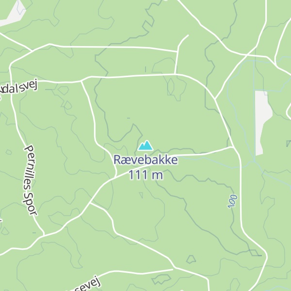 Map of Rævebakke