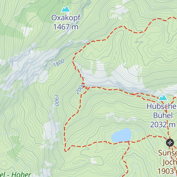 Map of Sünser Spitze