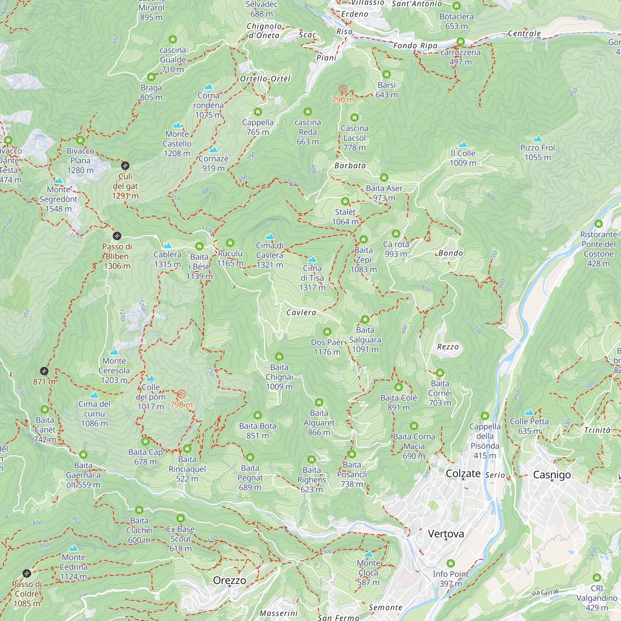 Baita Mistri map