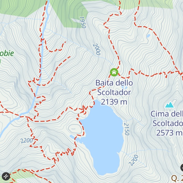 Map of Rifugio Caprari
