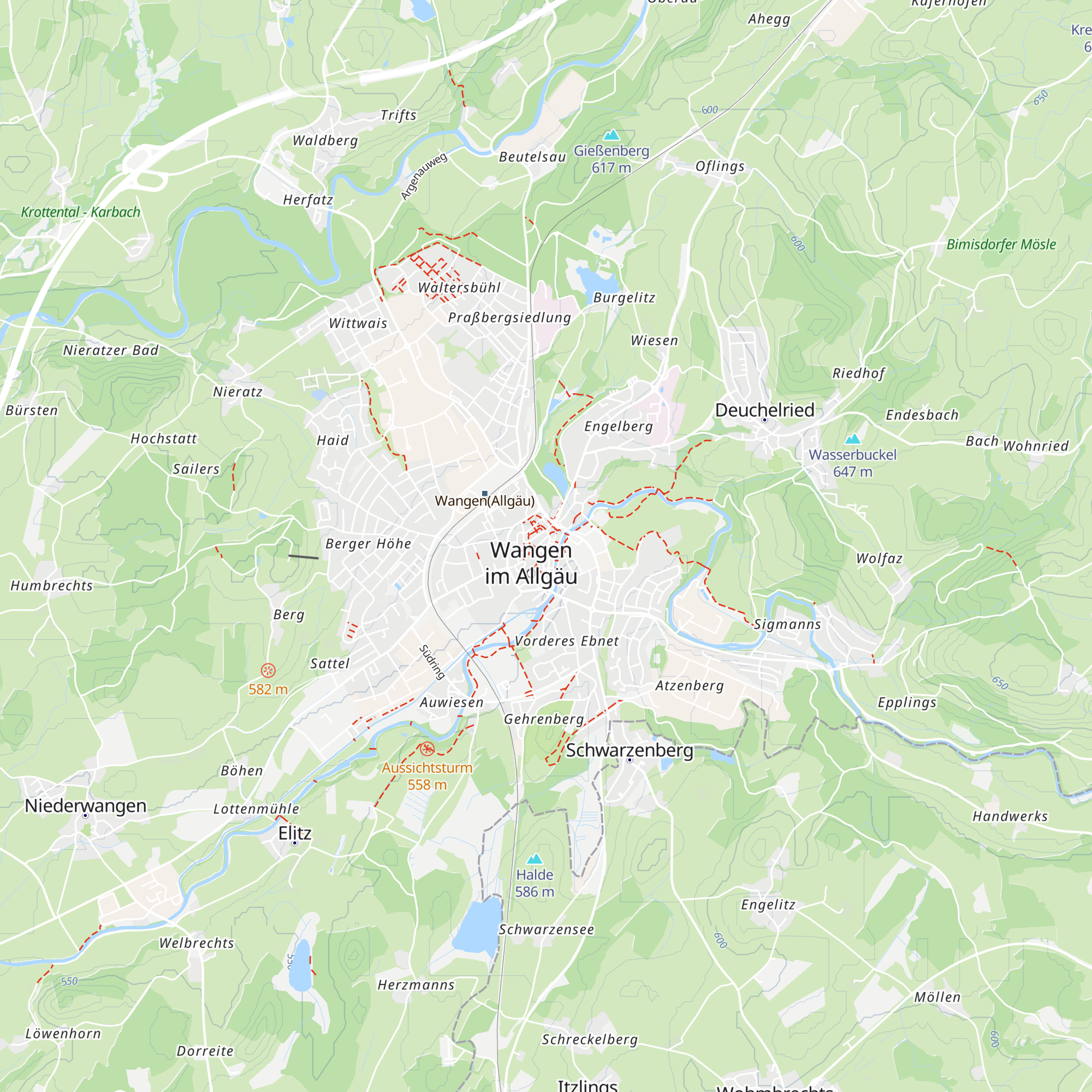 Tourist-Information map