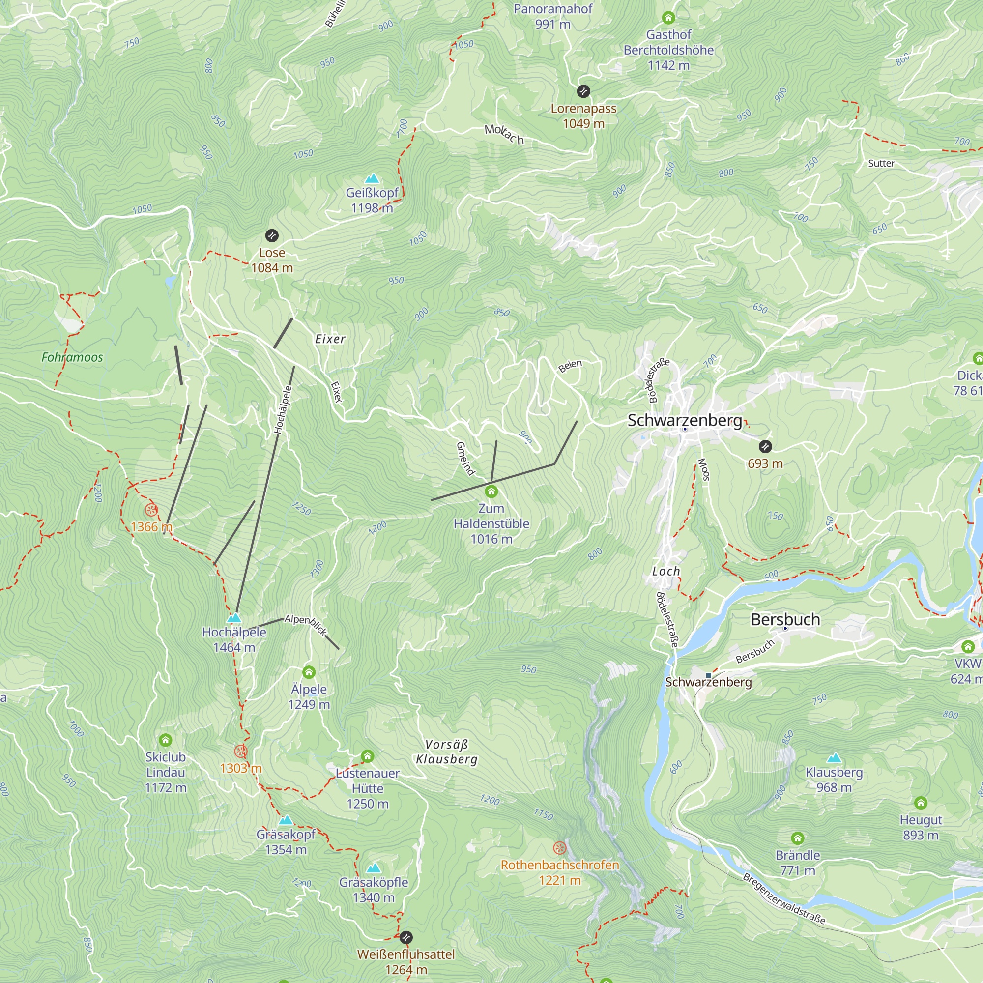 Zum Haldenstüble map