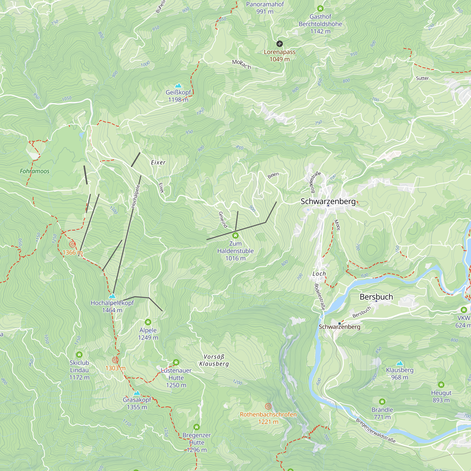 Zum Haldenstüble map