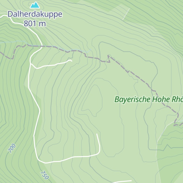 Map of Dreifeldskuppe