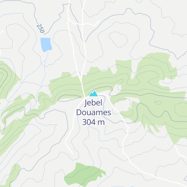 Map of Jebel Douames