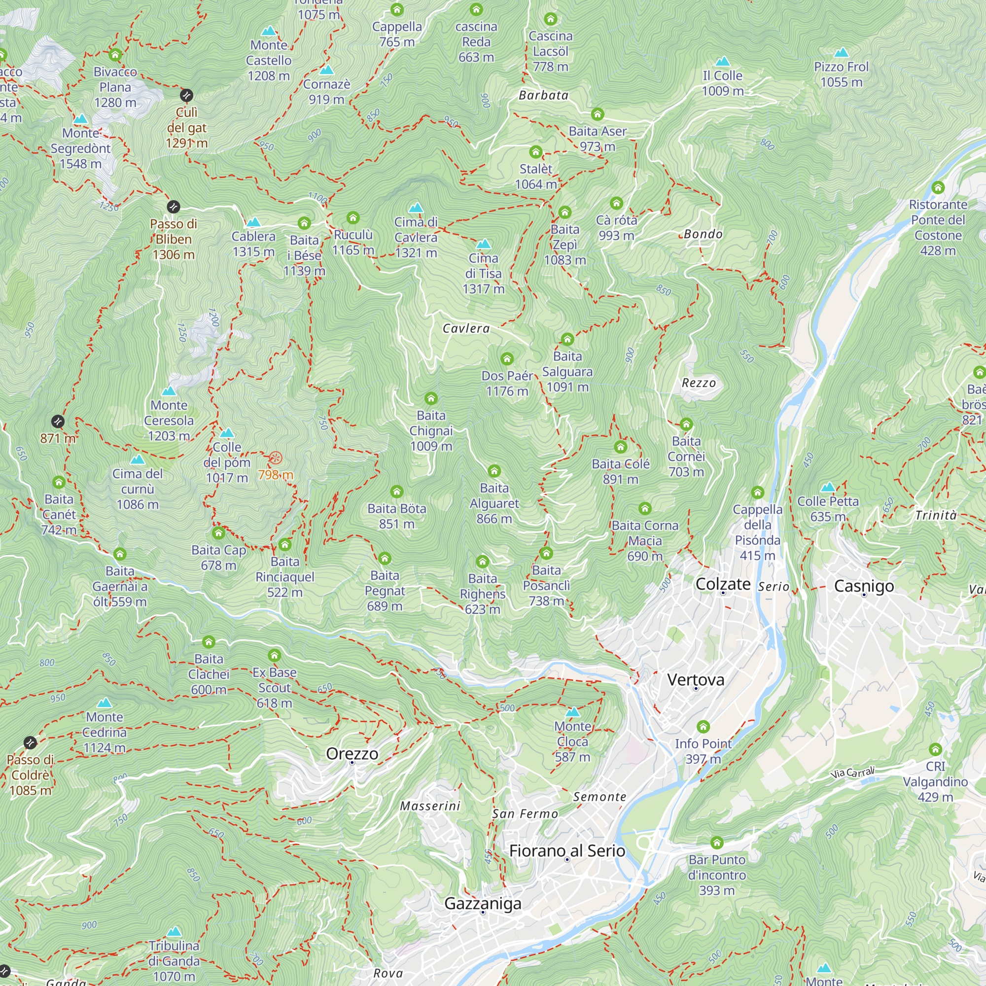 Baita Barisei map