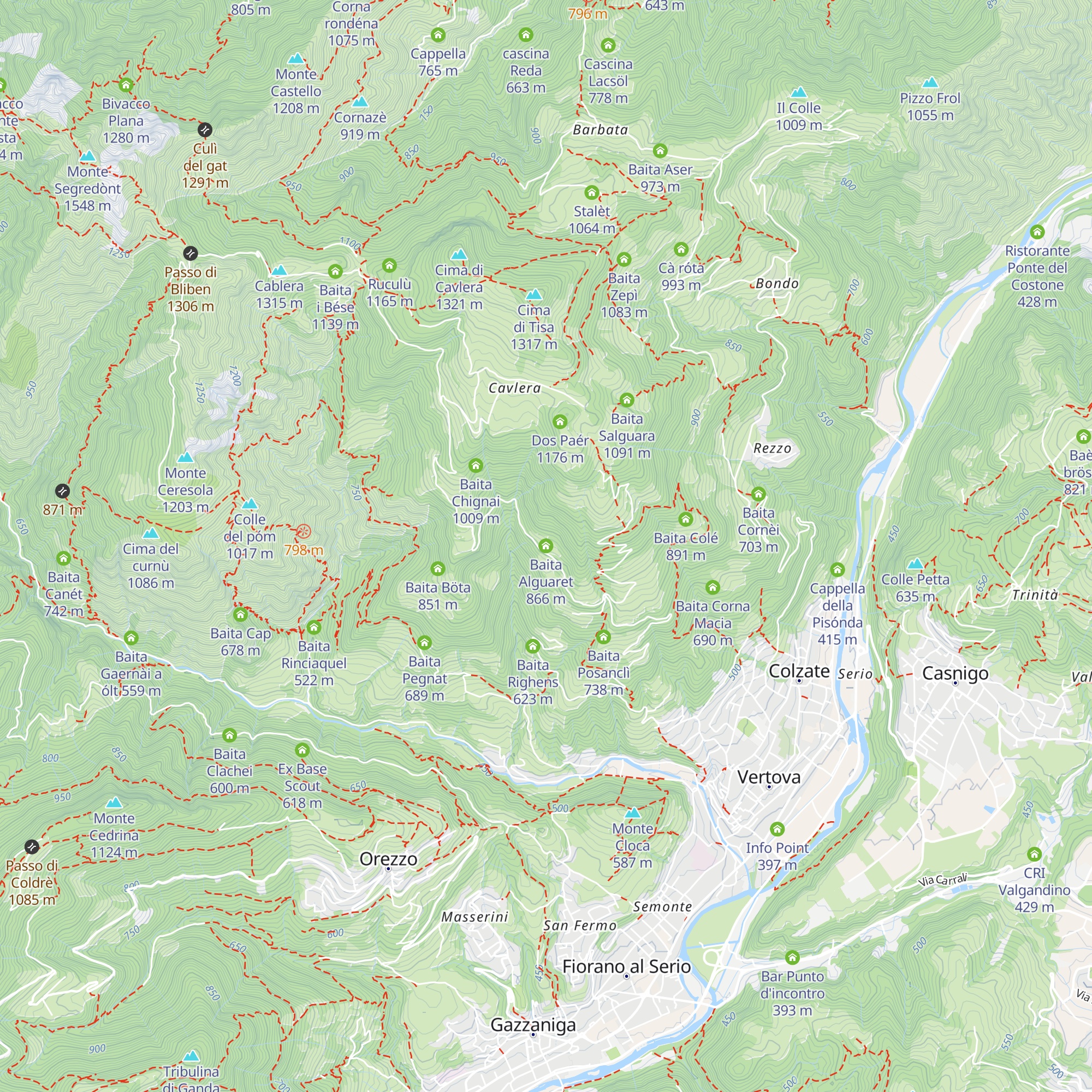 Baita Alguaret map