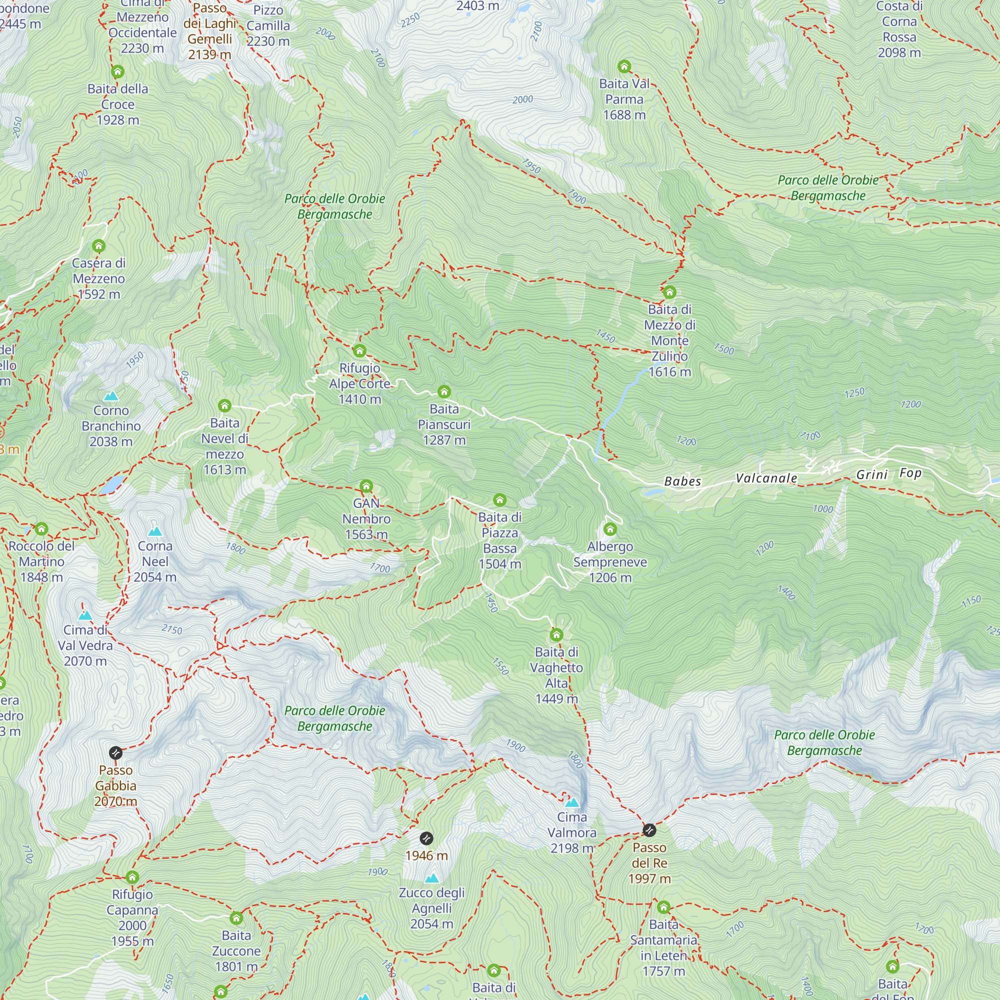 Baita di Piazza Bassa map