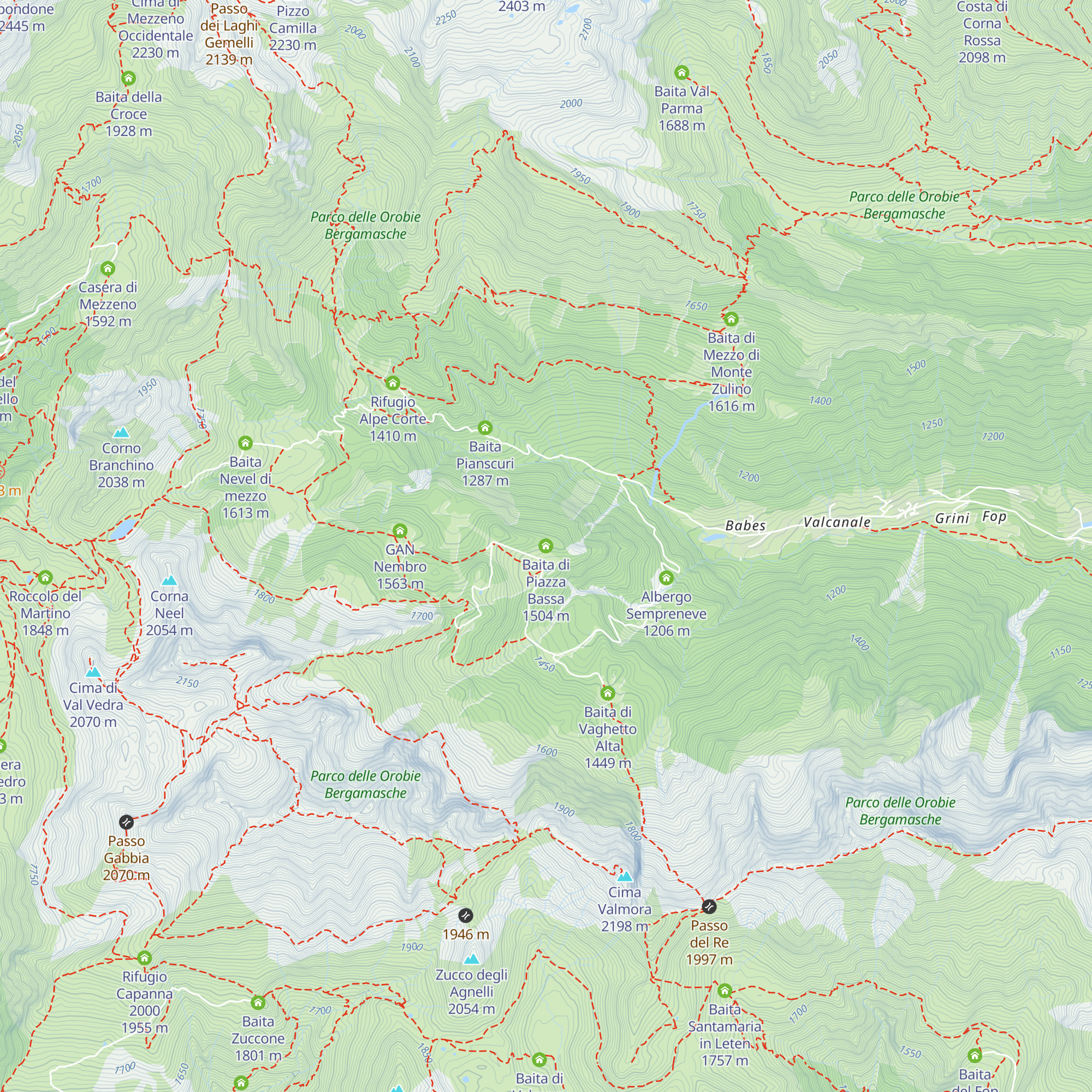 Baita di Piazza Bassa map