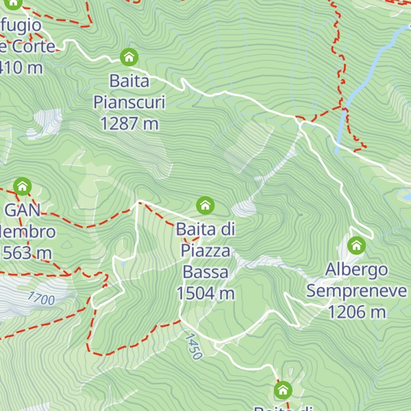 Map of Baita di Piazza Bassa