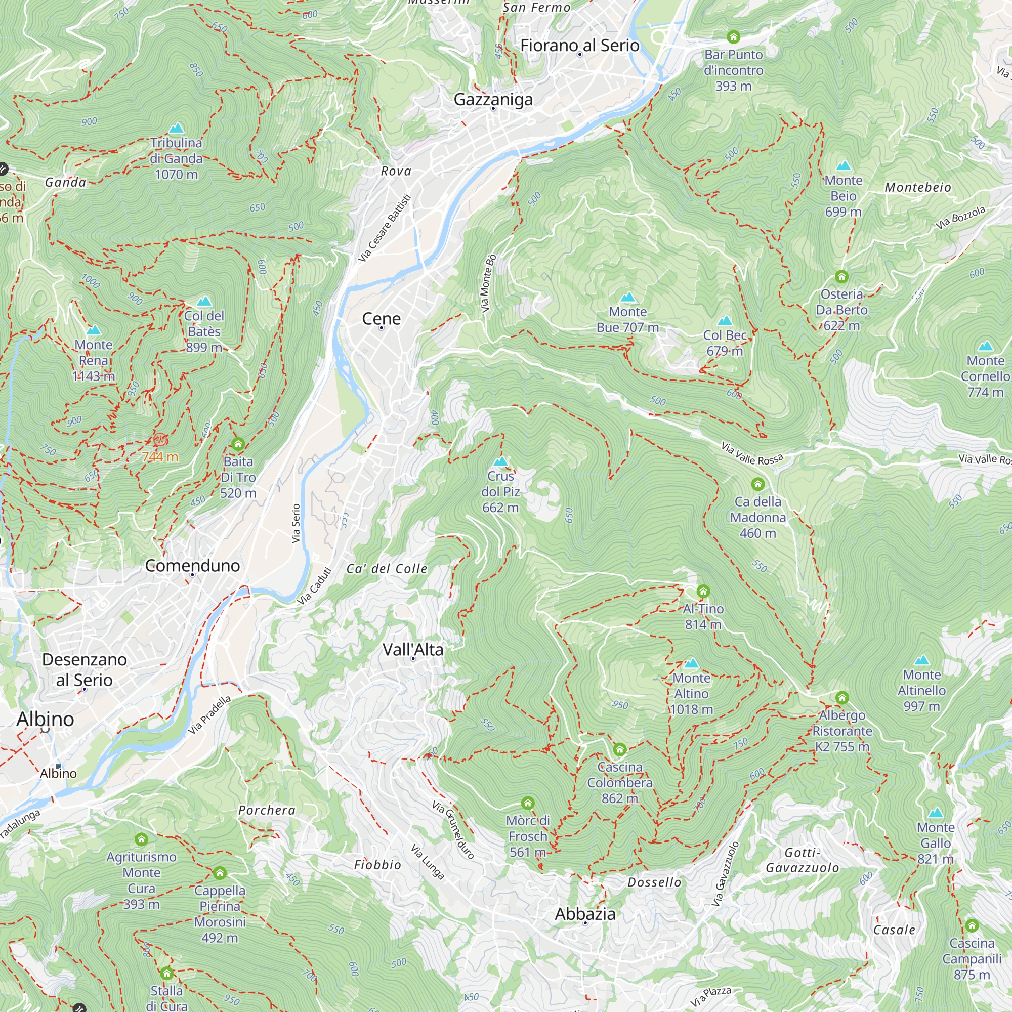 Cascina Pierangelo map