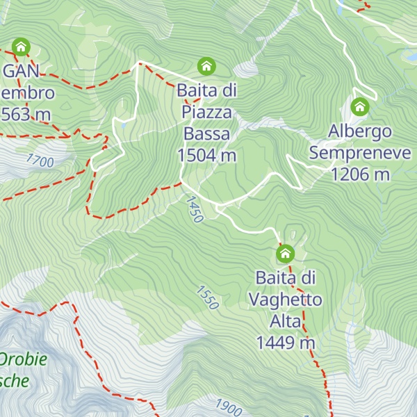 Map of Baita di Vaghetto Bassa