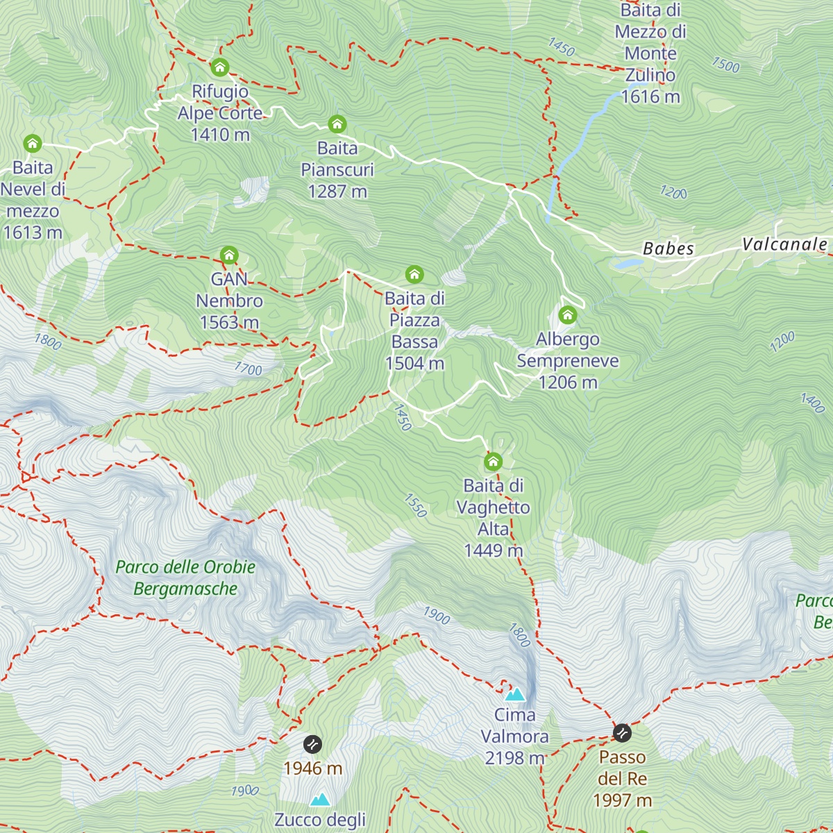 Baita di Vaghetto Bassa map