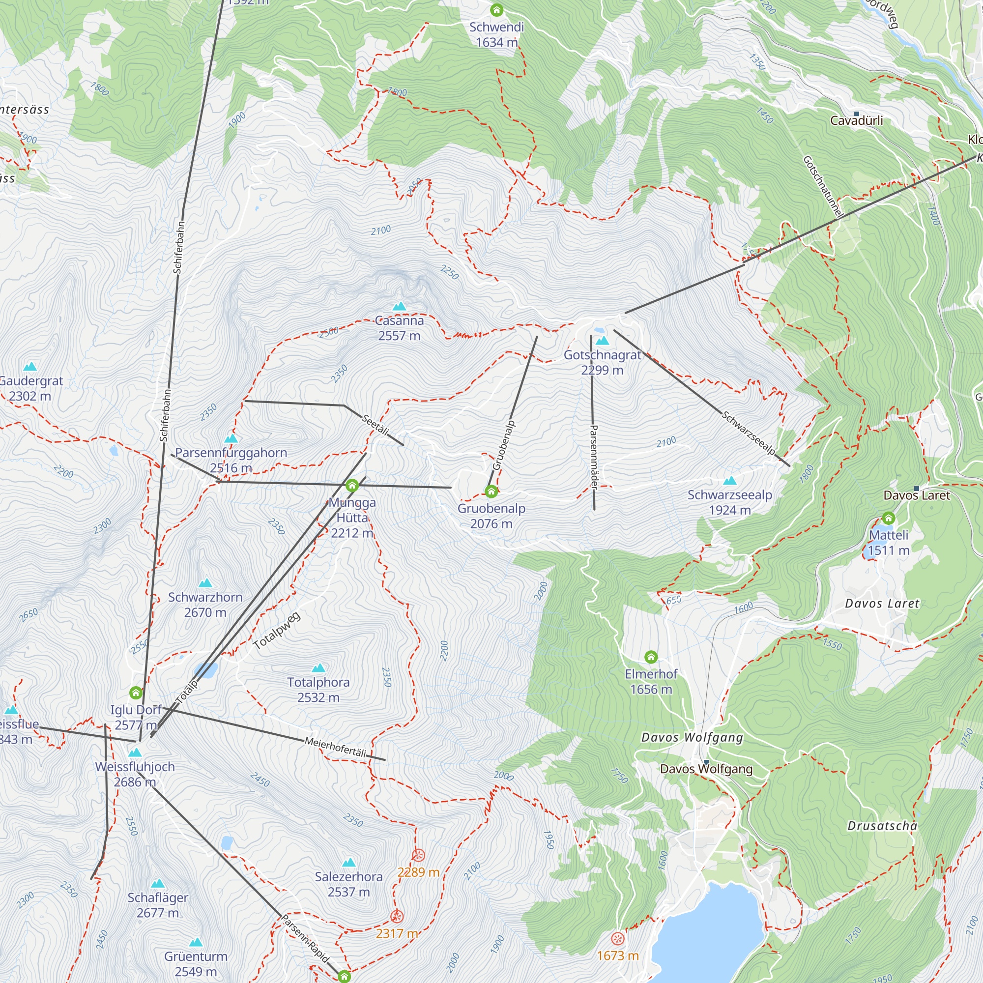 Gruobenalp map