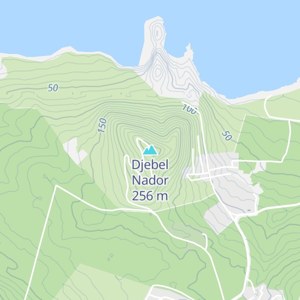Map of Djebel Nador