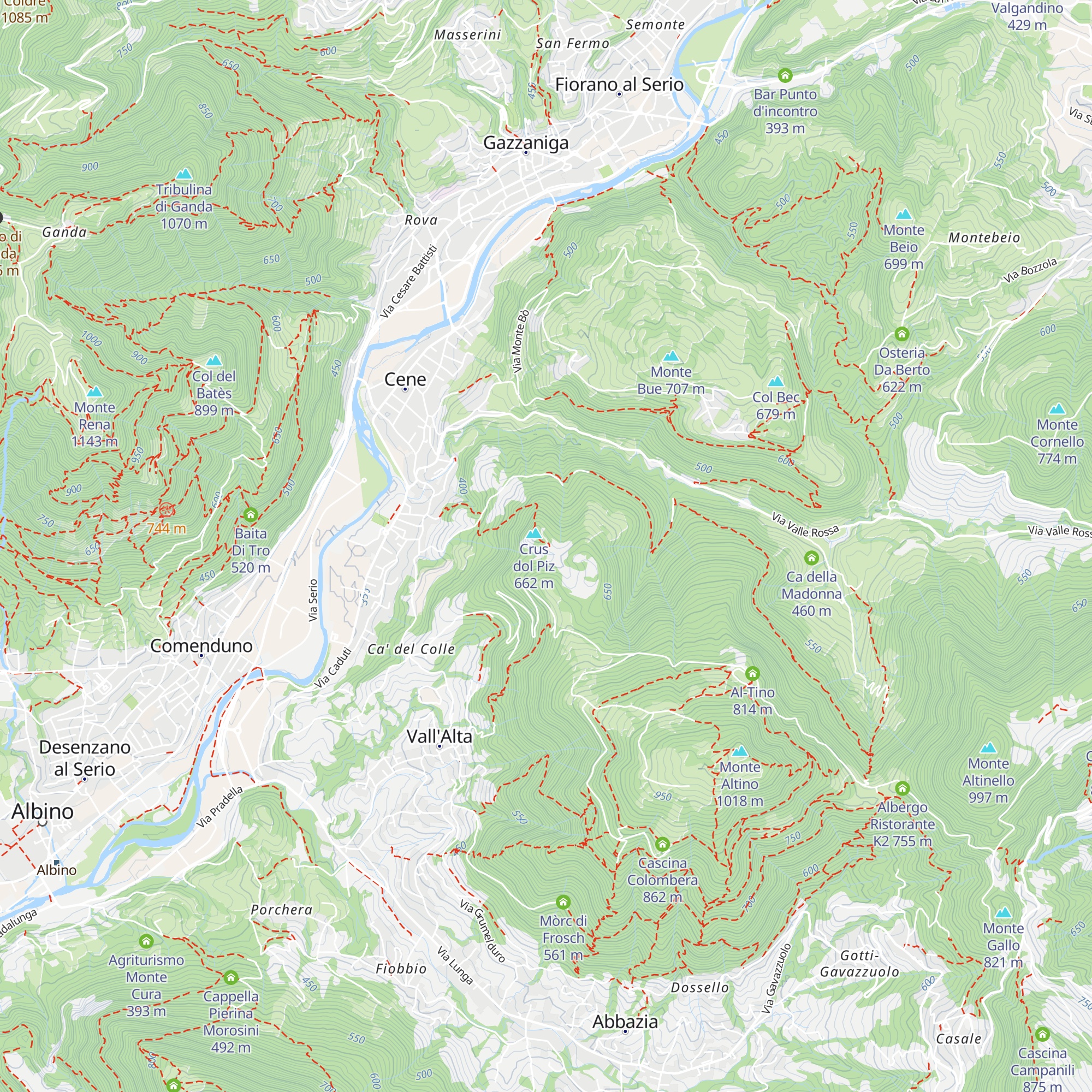 Cascina Sanpietro map
