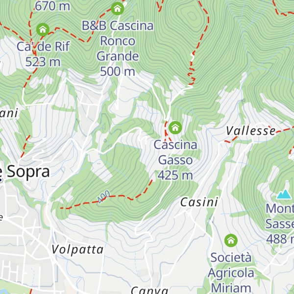 Map of Agriturismo Sassi della Luna