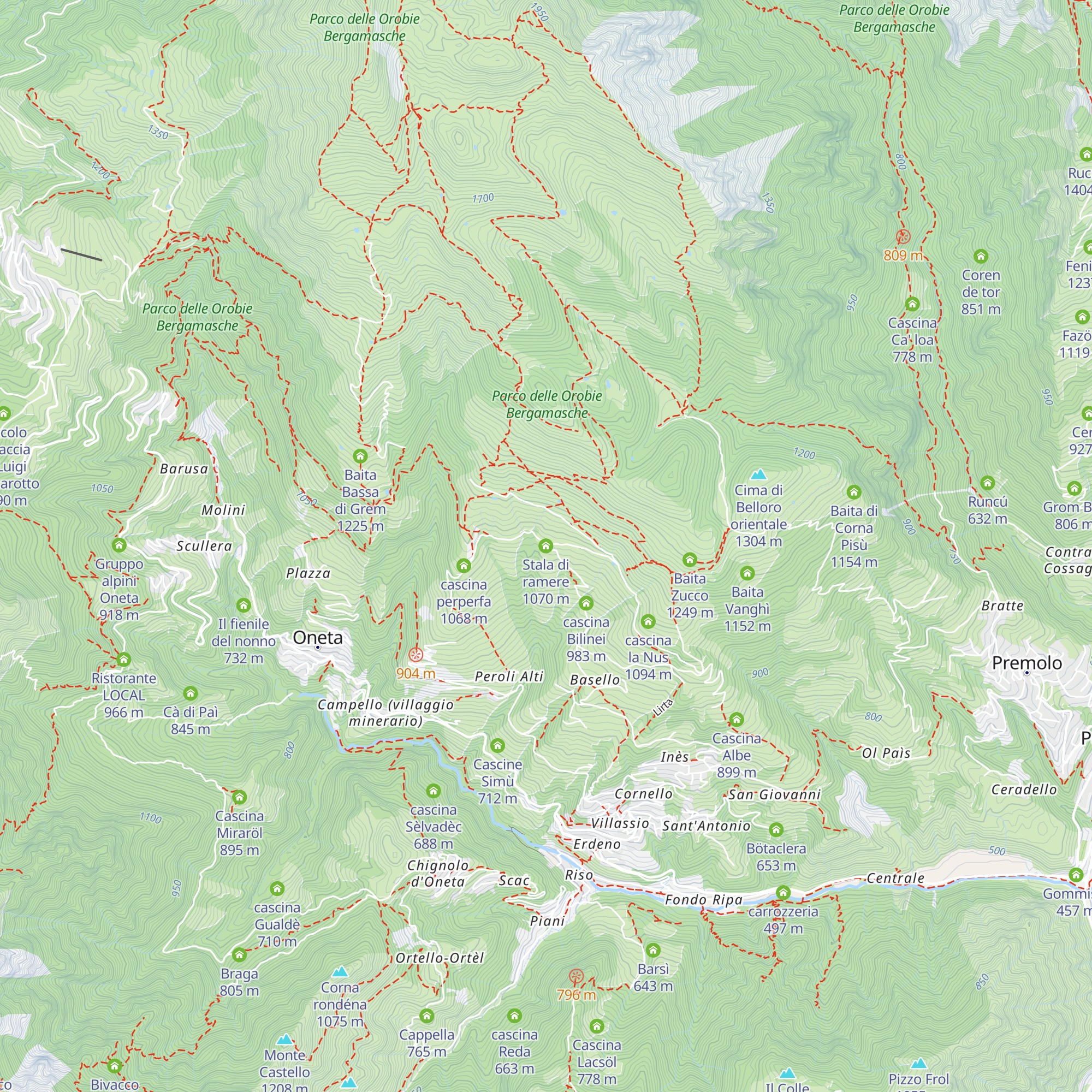 Stala di ramere map